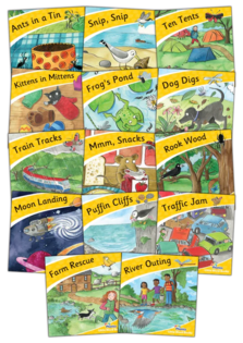 Jolly Phonics Little Word Books (Pack Of 14) New